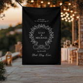 Koninklijke, elegante, "Best-Day-Ever" bruiloft Spandoek