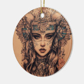 koninklijke elegantie keramisch ornament (Links)