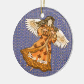 Koninklijke engel keramisch ornament (Links)