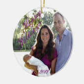 Koninklijke familie 2013 keramisch ornament (Links)