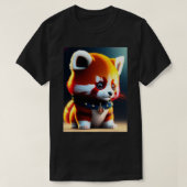 Koninklijke familie Chibi Red Panda T-shirt (Design voorkant)