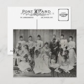 Koninklijke Familie Engeland - Trouwgroep 1893 Briefkaart (Voorkant / Achterkant)