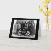 Koninklijke Familie in Kenia 1909 Kaart (Gele Bloem)