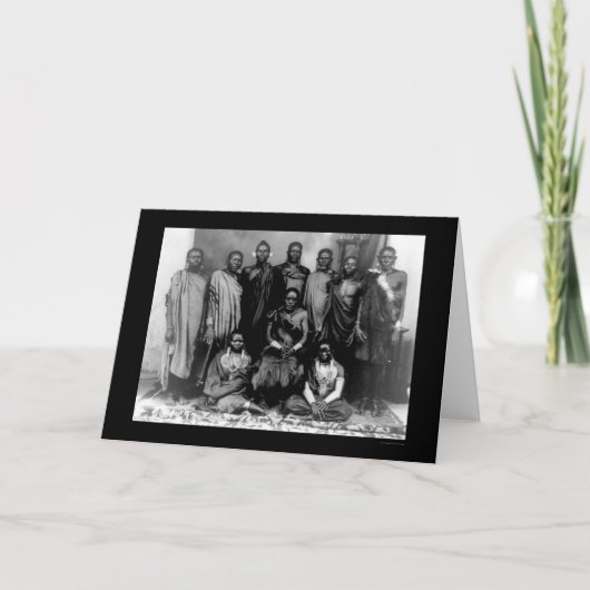 Koninklijke Familie in Kenia 1909 Kaart (Voorkant)