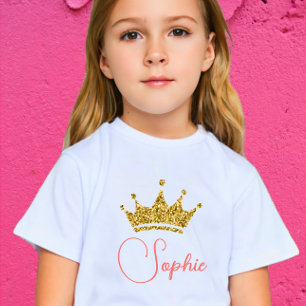Koninklijke feestroze prinses t-shirt