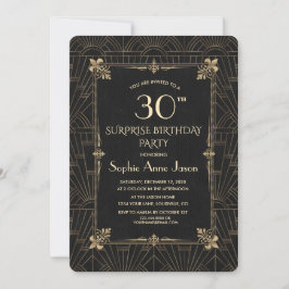 Koninklijke Fleur-de-Lis Art Deco 1920s Birthday P Kaart