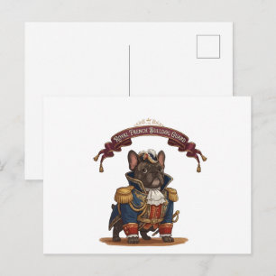 Koninklijke Franse Bulldog Garde Vintage Honden Ku Briefkaart