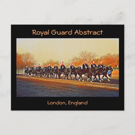 Koninklijke Garde Abstract Briefkaart (Voorkant)