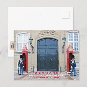 Koninklijke Garde Denemarken Ansichtkaart! Briefkaart