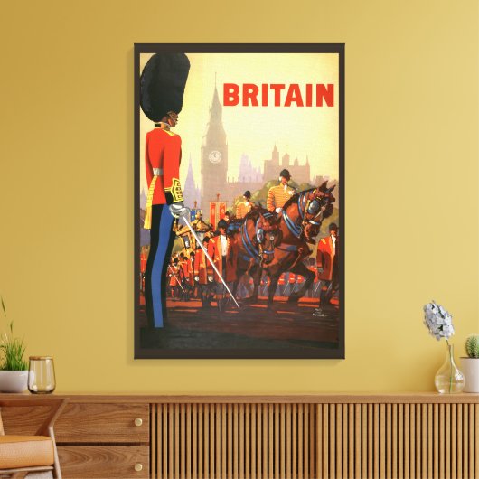  koninklijke garde Groot-Brittannië Canvas Afdruk (Insitu (Woonkamer))