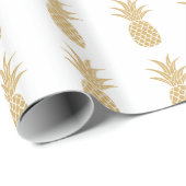 Koninklijke Gouden Ananas Cadeaupapier (Rol Hoek)