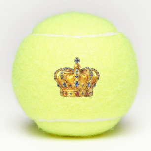 Koninklijke gouden kroon tennisballen