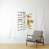 Koninklijke Gouden Kroon Verjaardagsfeest Prinses Wandkleed (In Situ (horizontaal))