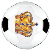 Koninklijke gouden kroon voetbal (Gedraaid)