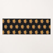 Koninklijke gouden kroon yogamat (Voorkant (horizontaal))