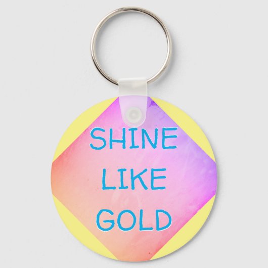 Koninklijke Gouden Zonneschijn Sleutelhanger (Voorkant)