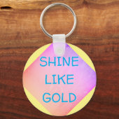 Koninklijke Gouden Zonneschijn Sleutelhanger (Voorkant)
