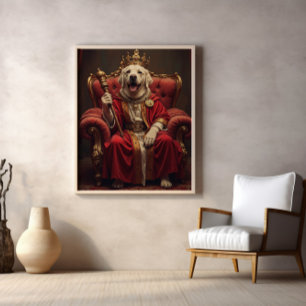 Koninklijke Heerser van Snacks en Bank Poster