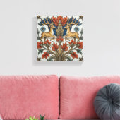 Koninklijke Herten van de Open plek Canvas Afdruk (Insitu (Woonkamer))