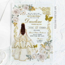 Koninklijke Ivoor Beige Prinses Quinceañera