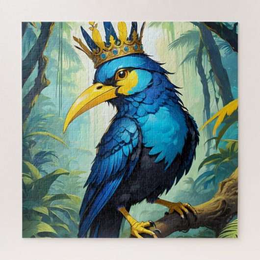 Koninklijke Jungle Bird Legpuzzel (Verticaal)