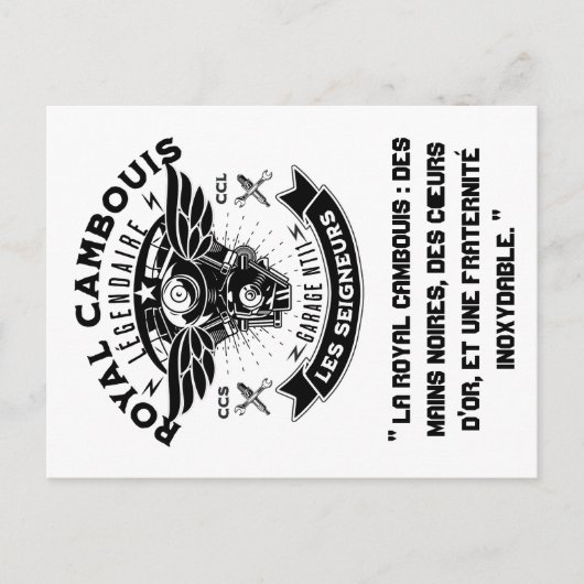 Koninklijke Kambouwerskaart Briefkaart (Voorkant)