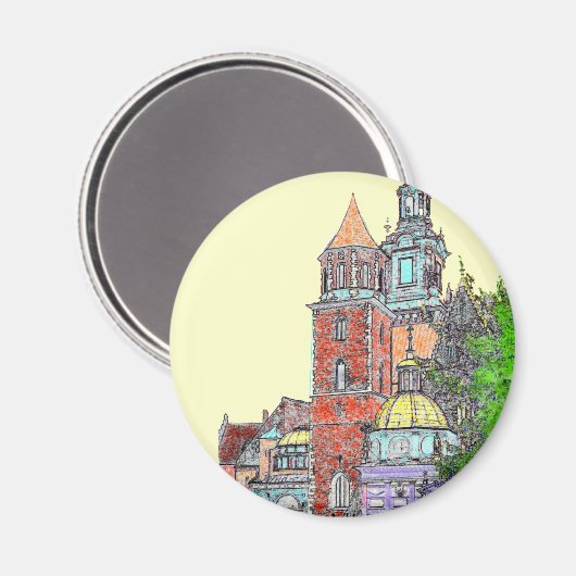 Koninklijke Kasteelmagneet Magneet (Voorkant / Achterkant)