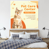 KONINKLIJKE KAT IN LISSTIJL CANVAS AFDRUK (Insitu (Slaapkamer))