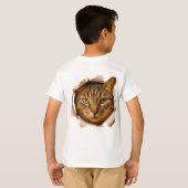 Koninklijke Kat Kinder T-shirt (Achterkant volledig)