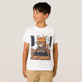 Koninklijke Kat Kinder T-shirt (Voorkant volledig)