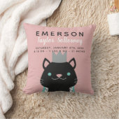 Koninklijke Kat met de Geboorte Stats van de Kroon Kussen (Deken)