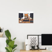 Koninklijke Kat Poster (Thuiskantoor)