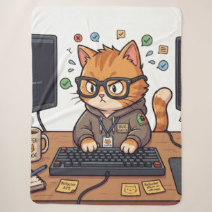 Koninklijke Kat Sherpa Deken