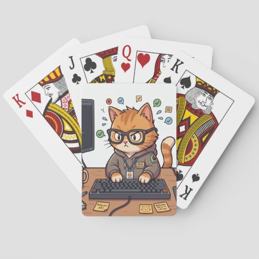 Koninklijke Kat Speelkaarten (Achterkant)