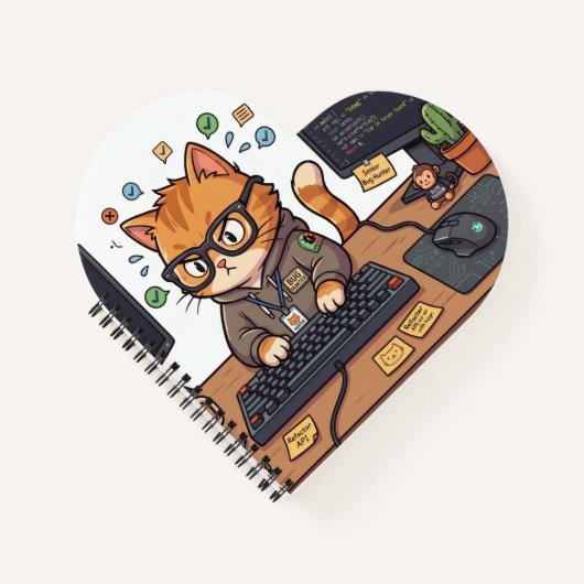 Koninklijke Kat Spiraal Notebook Notitieboek (Voorkant)