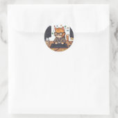 Koninklijke Kat Sticker (Tas)