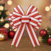 Koninklijke Kerst Strepen Grosgrain Lint