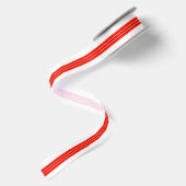 Koninklijke Kerst Strepen Satijnen Lint (Achterkant)