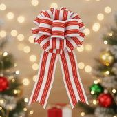 Koninklijke Kerststrepen Grosgrain Lint