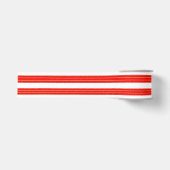 Koninklijke Kerststrepen Grosgrain Lint (Voorkant)