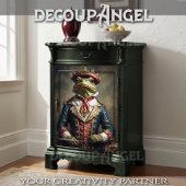 Koninklijke kikker -Decoupage- Tissuepapier