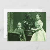 Koninklijke kinderen van Oostenrijk RUDOLF & GISEL Briefkaart (Voorkant / Achterkant)