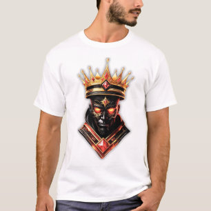 Koninklijke King Crown Grafische T-Shirt voor Here