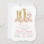 Koninklijke Kleine Prinses 10e Verjaardag  Kaart (Voorkant)