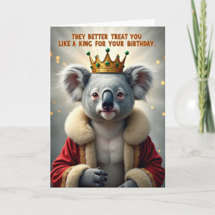 Koninklijke Koala Verjaardagskaart Kaart