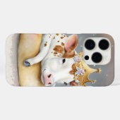 Koninklijke Koe Droomt op Kaas Troon Case-Mate iPhone Case (Achterkant (horizontaal))