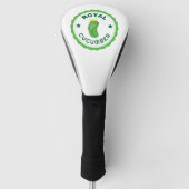 Koninklijke komkommer die groentegroene cartoon gl golfheadcover (Voorkant)
