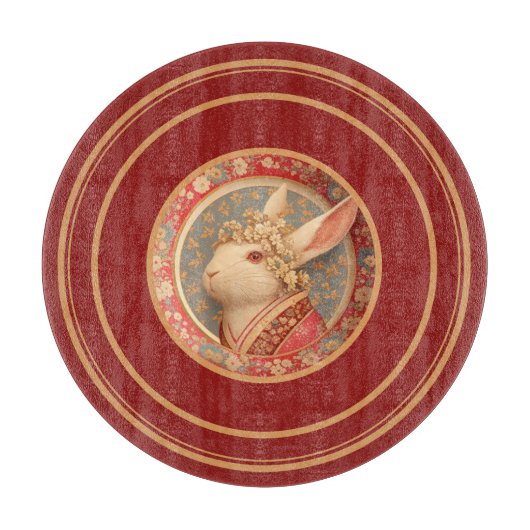 Koninklijke Konijnenjurk Snijplank (Voorkant)