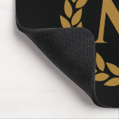  koninklijke koning Golden Crown Name Initiaal Bla Muismat (Hoek)