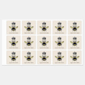 Koninklijke Koningin Bij En Kroon Product Labels (Vel)